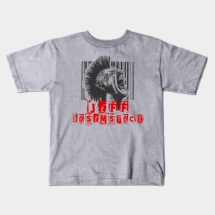 jeff rosenstock on the barcode punk Kids T-Shirt